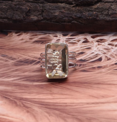 Anello fatto mano argento - a, in