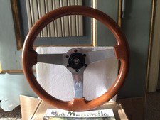VOLANTE ABARTH In LEGNO,+ MOZZO, FIAT,LANCIA,DELTA,HF INTEGRALE