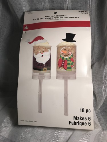 Kit natale push - pop, nuovo