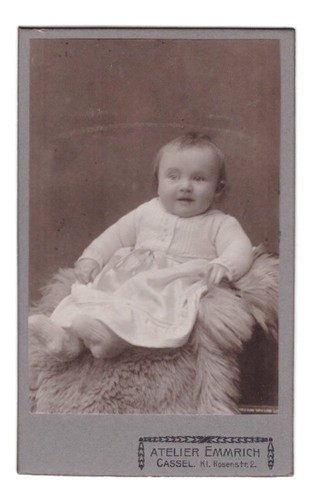 Foto cdv del - 1900,, bambino