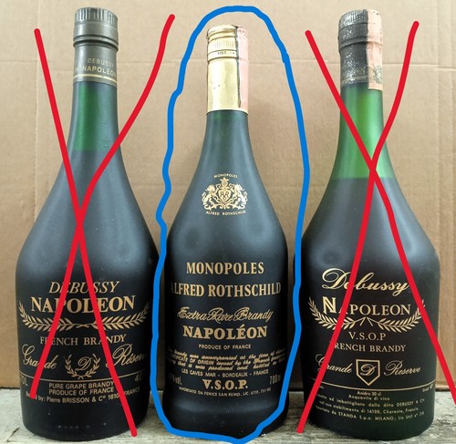Extra rare brandy - extra,