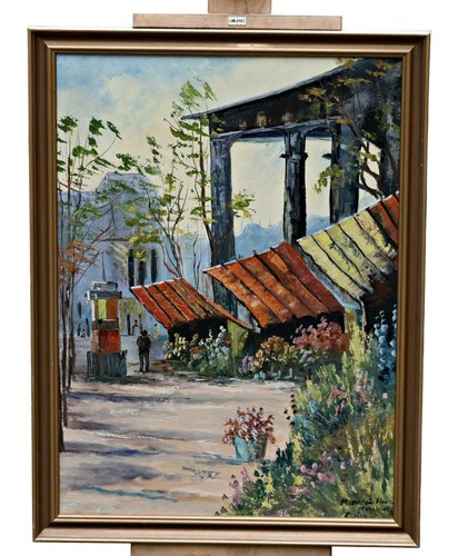 Quadro olio tela firmato - olio,