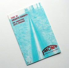 FIBRONIT TUBI AMIANTO CEMENTO PER CONDUTTURE SOTTO PRESSIONE BARI AA'60 L4133S58