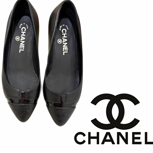 Ballerine chanel nere pelle - in,