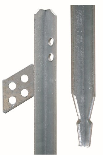 Palo zincato dispersore messa - zincato,