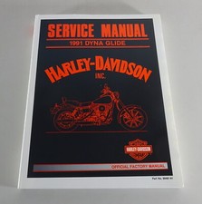Manuale Di Officina Harley Davidson Dyna Glide Modello 1991 Da 09/1990