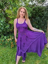 Abito Dea Sacerdotessa Cerimoniale | Dedica Rhiannon Maxi | Taglia Unica 8 - 14