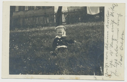 Cartolina bambino ben - ben, vestito