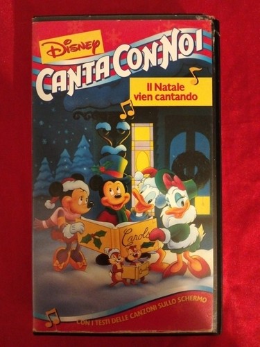 Videocassetta disney canta con - disney,