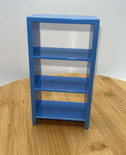 Mobile casa delle bambole Ikea blu soggiorno camera da letto libreria