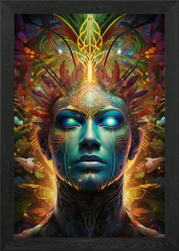 Ayahuasca awakening framed - ayahuasca,
