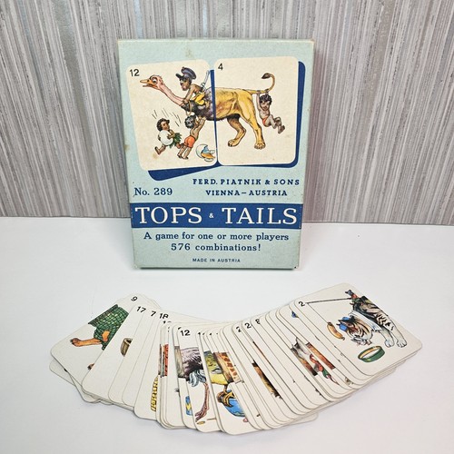 Gioco carte vintage top e - top,