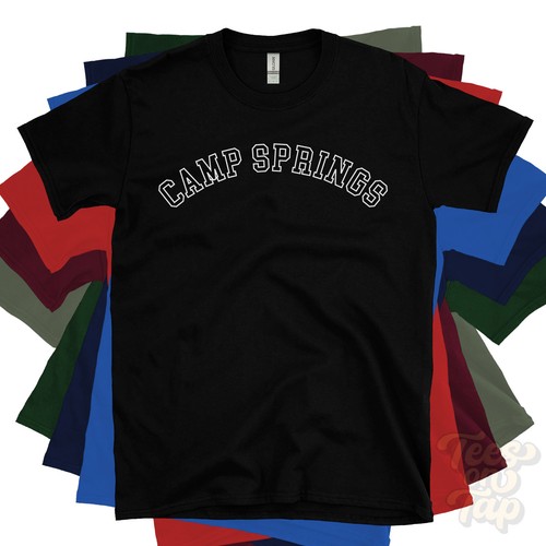 Maglietta camp springs stile - camp,