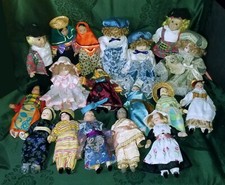 BAMBOLE DI PORCELLANA VARIE PRODUZIONI CAPODIMONTE FABBRI LOTTO ANNI '90 2000