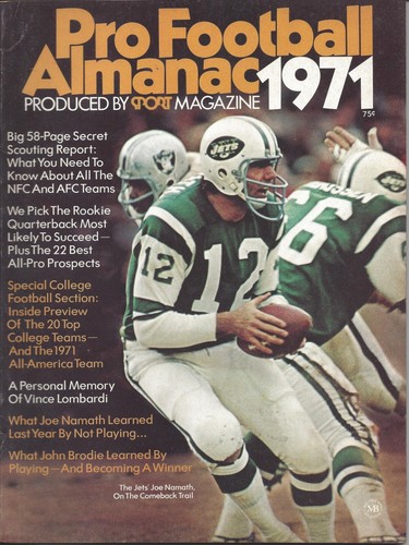 1971 pro football almanac - pro,