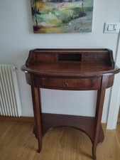 MOBILE CONSOLLE TAVOLINO INGRESSO SOGGIORNO IN LEGNO CLASSICO NOCE VINTAGE