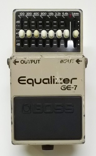 Boss equalizzatore pedale - ge-7,