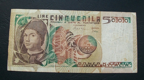 5000 lire 1983 - ,