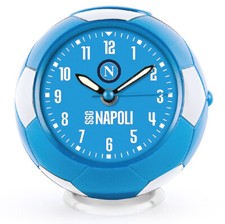 Orologio Sveglia SSC NAPOLI JA7082NA1 Pallone Celeste Alarm da Tavolo