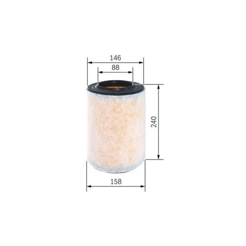 Filtro aria bosch f026400298 - filtro,
