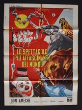 MANIFESTO  2F  LO SPETTACOLO PIU' AFFASCINANTE DEL MONDO circo clown