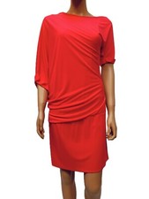 ABITO 158€ - 70% PINKO DONNA  PECORA ROSSO CORALLO mis.disp. L  P/E.