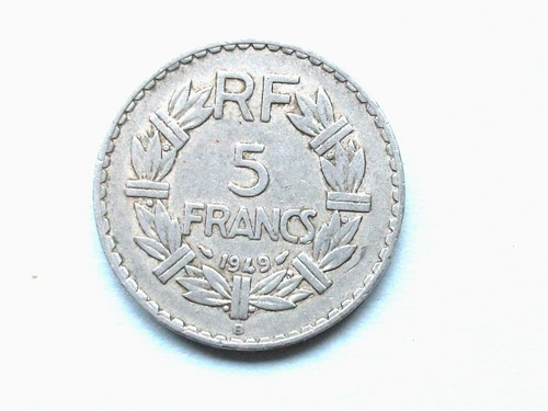 Francia franchi 1949 - 5,
