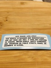 Honda XR 600 650 250 Adesivi