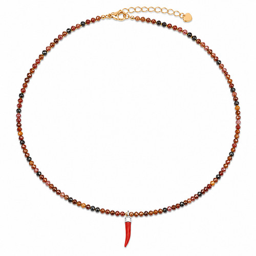Collana con cristalli - collana, di
