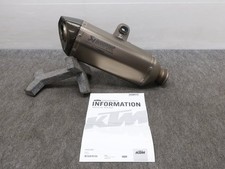 Scarico slip-on in titanio Ktm