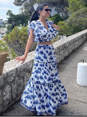 Maxi gonna top cropped - e,
