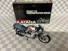 1/12 SUZUKI GSX 1100S KATANA MODELLO DIMOSTRATIVO YOSHIMURA RARO ARGENTO