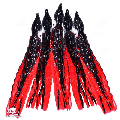 Fish wow nero rosso - 5", pesca