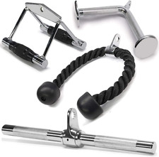 Tricep press down - press, lat