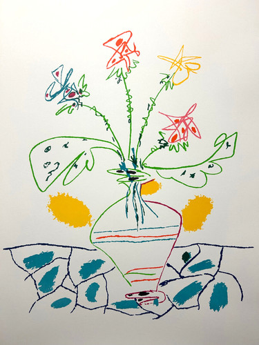 Vaso con fiori pablo - fiori,