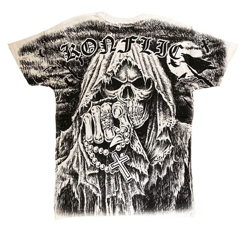 Konflic sinner skull t - konflic, skull]