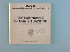 Museo Laboratorio Arti Visive, Brescia, Filosa, Gasparini, Paolini, Saltara,1979