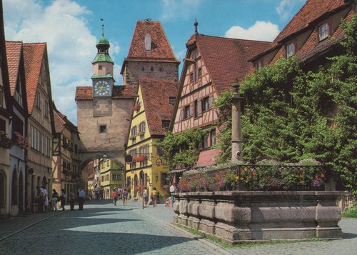 Cartolina rothenburg der - ob,