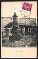 CPA Anduze, Vieille Fontaine 