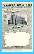 22-CORRIERE DELLA SERA-RIPRODUZIONE DA ORIGINALE-CARTOLINA POSTALE-NON VIAGGIATA