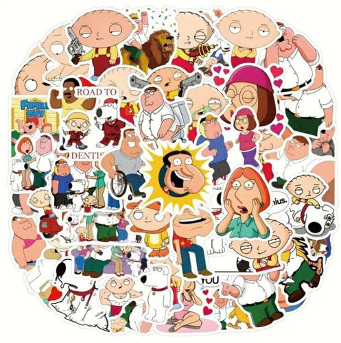 Adesivi family guy stewie - family,