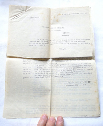 Ww2 lettera cremona spalato - ww2,