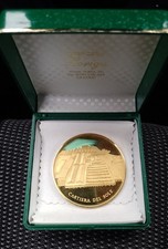 medaglia commemorativa in oro