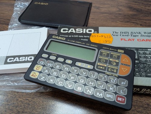 Rare new casio data bank - casio,