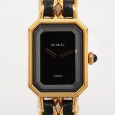 Chanel Première M GP GP e pelle QZ quadrante nero