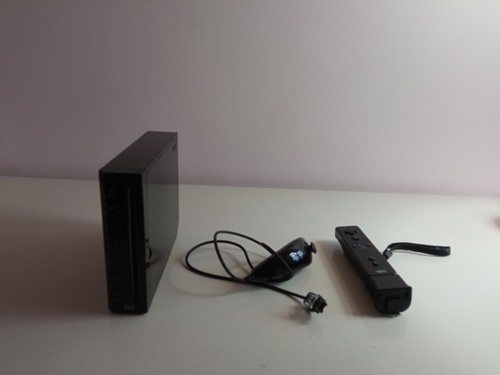Console nintendo wii nera - console,