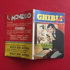 GHIBLI SUPER n.3 CONDANNATO AD UCCIDERE Ed. Universo (1973) Fumetto