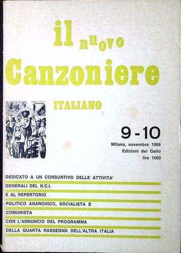 Nuovo canzoniere italiano - il,