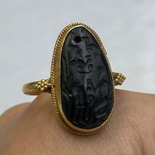 Anello antico romano in oro