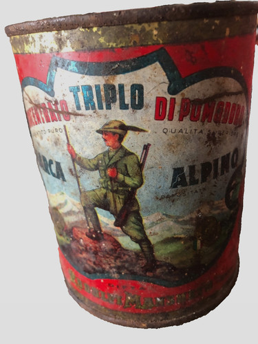 Scatola latta alpino arditi - latta, no